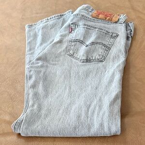 Levi's Light Gray Men's Straight Jeans